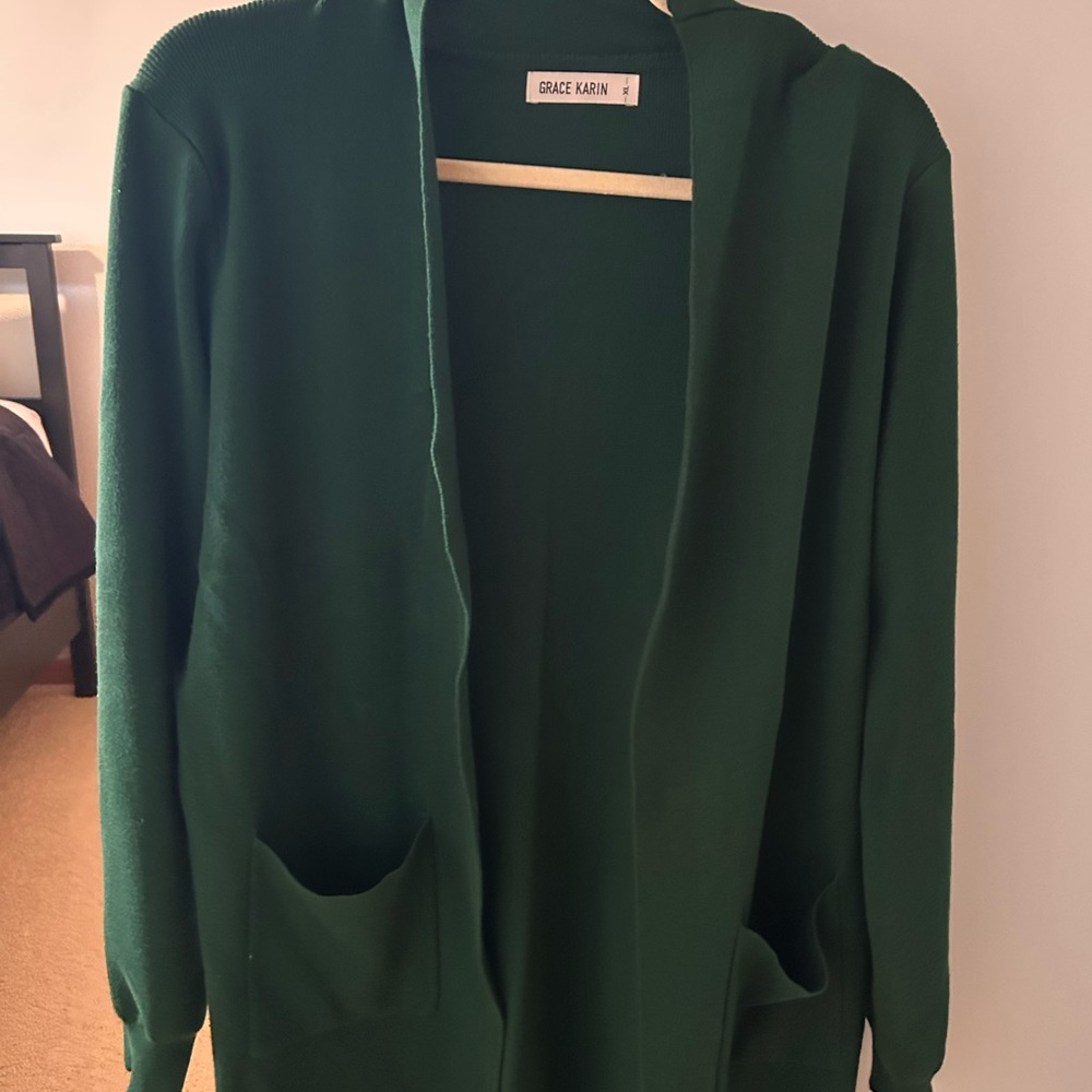 Grace Karin Deep Green Knitwear